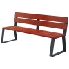 Banc à fixer Ballade Bois anthracite