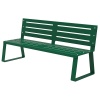 Banc à fixer Ballade Métal vert