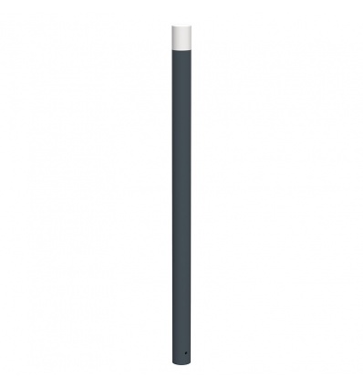 Potelet à sceller Tenor tête bombée ø76 h1200 anthracite blanc