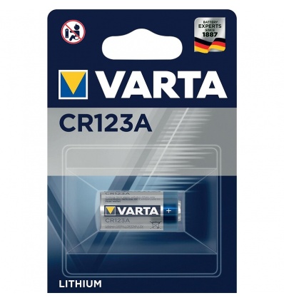 Varta 1 pile CR123 Lithium 3V 1480mAH