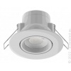 Spot led orientable blanc mat IP65 5w avec bornier 2700-3000-4000° K