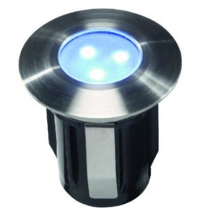 Balise encastrable LED ALPHA bleu 05W 12V 12000K 2 lm