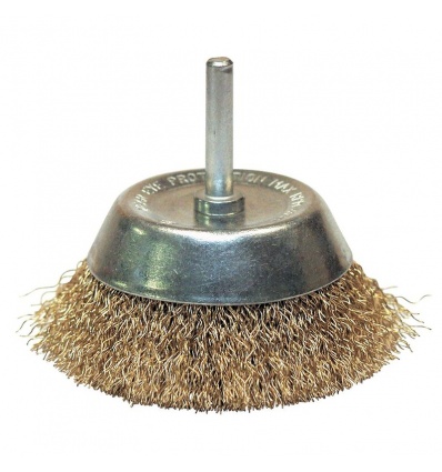 Brosse soucoupe laiton diamètre 50 mm fil diamètre 020 mm