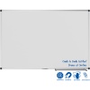 Tableau blanc UNITE PLUS surface magnétique acier émaillé effaçable à sec cadre en aluminium H 100 cm x L 150 cm