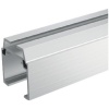 Rail en aluminium brut Win Slide 2 longueur 2 m