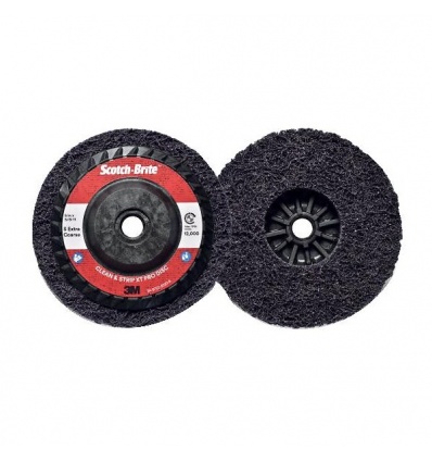 Disque de nettoyage et décapage ScotchBrite XT Pro diamètre 125 mm x M14 grain S XGROS