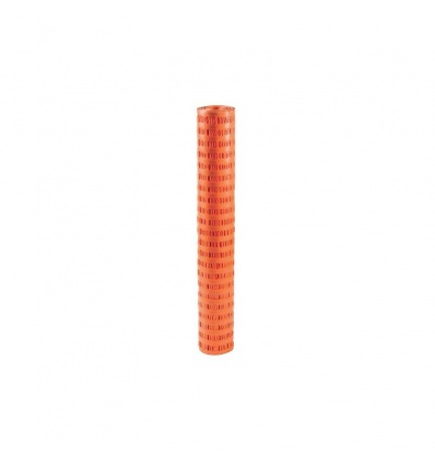 Filet de balisage orange pour chantiers haute résistance anti UV 1mx50m