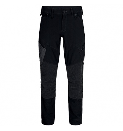 Pantalons de travail X Treme stretch 4 sens avec poches genouillère Kevlar coloris noir gris taille 38