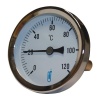 Thermomètre bimétallique à cadran A45D 0120C Ø 63 mm plongeur 60 mm