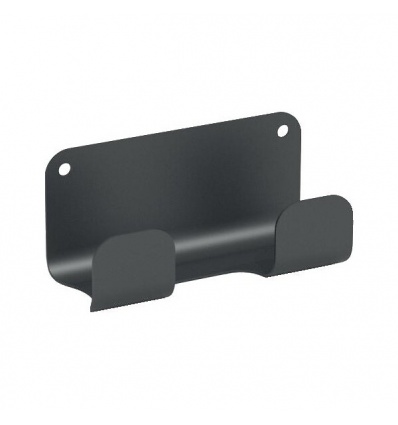 Support pour rangement tuyaux aspirateur à visser KLine Side 150 x 70 x 63 mm finition anthracite