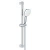 Ensemble de douche 3 jets 8 l avec barre 600 mm Tempesta Cube 110 chromé