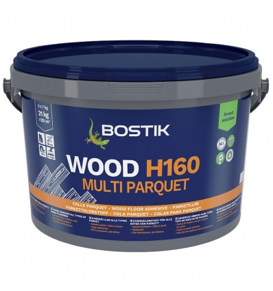 Colle parquet Wood H160 Multi Parquet pour parquet contrecollé et parquet massif jusquà 160mm de large bidon de 3x7kg