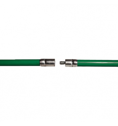 Canne de ramonage verte raccord 12x175 Ø20 mm longueur 15m