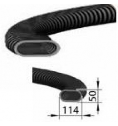 Conduit PLUGGIT oblong semi rigide 25m Unelvent 810400