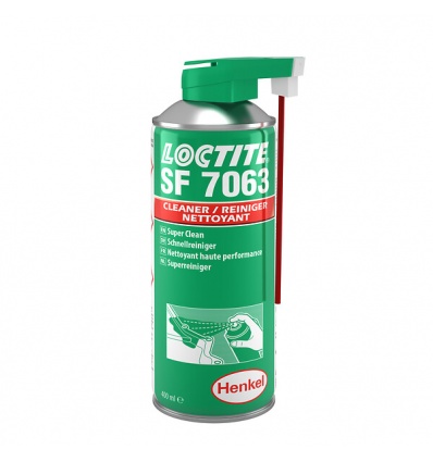 Nettoyant dégraissant Loctite SF 7063 à base de solvant sans CFC avant collage ou opérations de maintenane aérosol 400ml