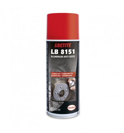 Lubrifiant antiseize haute température Loctite LB 8151 pour liaisons filetées aérosol 400ml