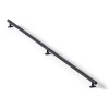 Poignées zamak Fluted entraxe 2 x 491 mm longueur 1040 mm finition noir mat