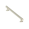 Poignées zamak Fluted entraxe 480 mm longueur 538 mm finition nickelé brossé