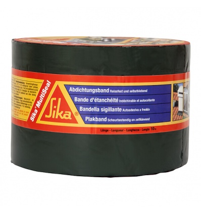 Bande bitumineuse Sika MultiSeal pour travaux détanchéité et réparation contre les entrées deau rouleau de 1m x 100mm