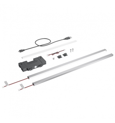 Kit de finition Signature Lumineuse Avantech YOU Inox longueur 600 mm