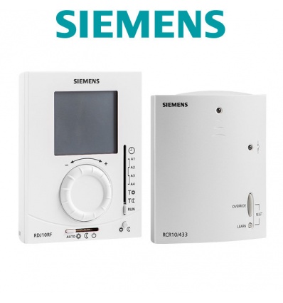 PACK THERMOSTAT AMBIANCE GRAND LCD JOURNALIER SIEMENS RDJ10RF/SET