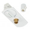 Adaptateur 1 allumage pour suspensions, blanc, passe-fil inclus