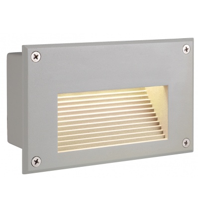 BRICK DOWNUNDER LED, encastré, rectangulaire, gris argent, LED 3000K