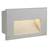 BRICK DOWNUNDER LED, encastré, rectangulaire, gris argent, LED 3000K