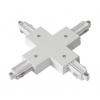 Connecteur en X pour rail 1 allumage 230V, blanc