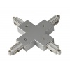 Connecteur en X pour rail 1 allumage 230V, gris argent