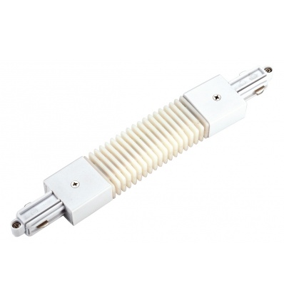 Connecteur flexible pour rail 1 allumage 230V, blanc