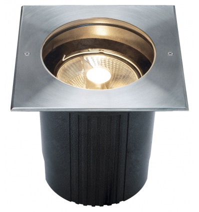 DASAR 215 ES111 encastré de sol, carré, inox 316, max. 75W, IP67