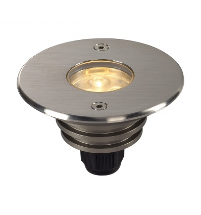 DASAR 92 LED LV encastré, rond, Inox 316, 6W , 3000K, 12-25V, IP67