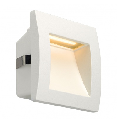 DOWNUNDER OUT LED S, encastré mural blanc, LED 0,96W 3000K, 40lm, IRC8