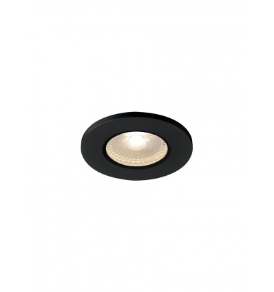 KAMUELA ECO LED, plafonnier de sécurité, noir, LED 6,5W 3000K, 38°,variable