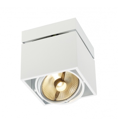 KARDAMOD CARRE SIMPLE QPAR111 plafonnier, blanc, GU10, max. 75W